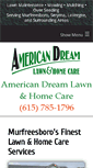 Mobile Screenshot of americandreamlawnandhomecare.com